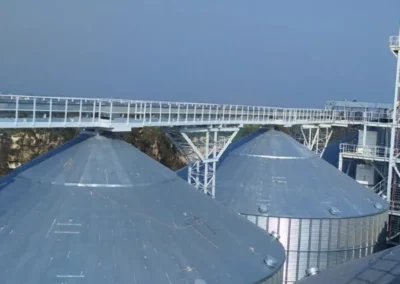 5000-ton Soybean Storage Silo and Handling System