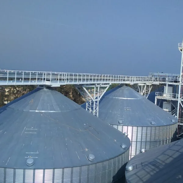 5000-ton Soybean Storage Silo and Handling System